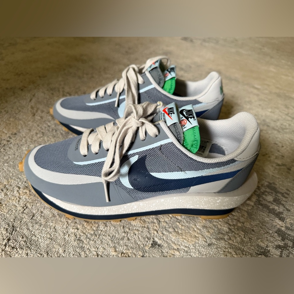 Nike x Sacai x Clot LD Waffle Kiss of Death 2 Cool Grey Sz 8 - Picture 3 of 6